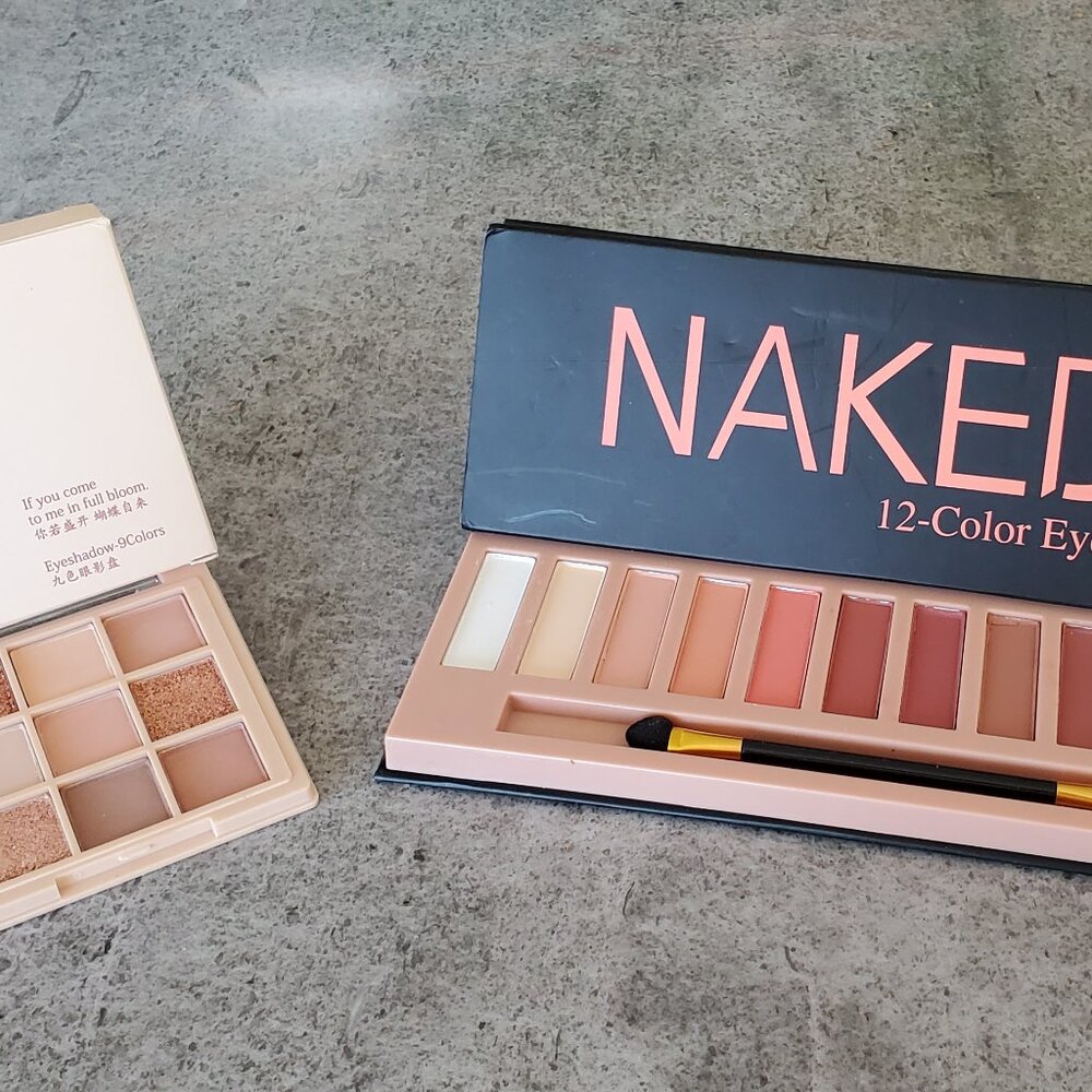 Naked 12 color eyeshadow,Eyeshadow primer,Liquid blush,Brow tint, all new in box